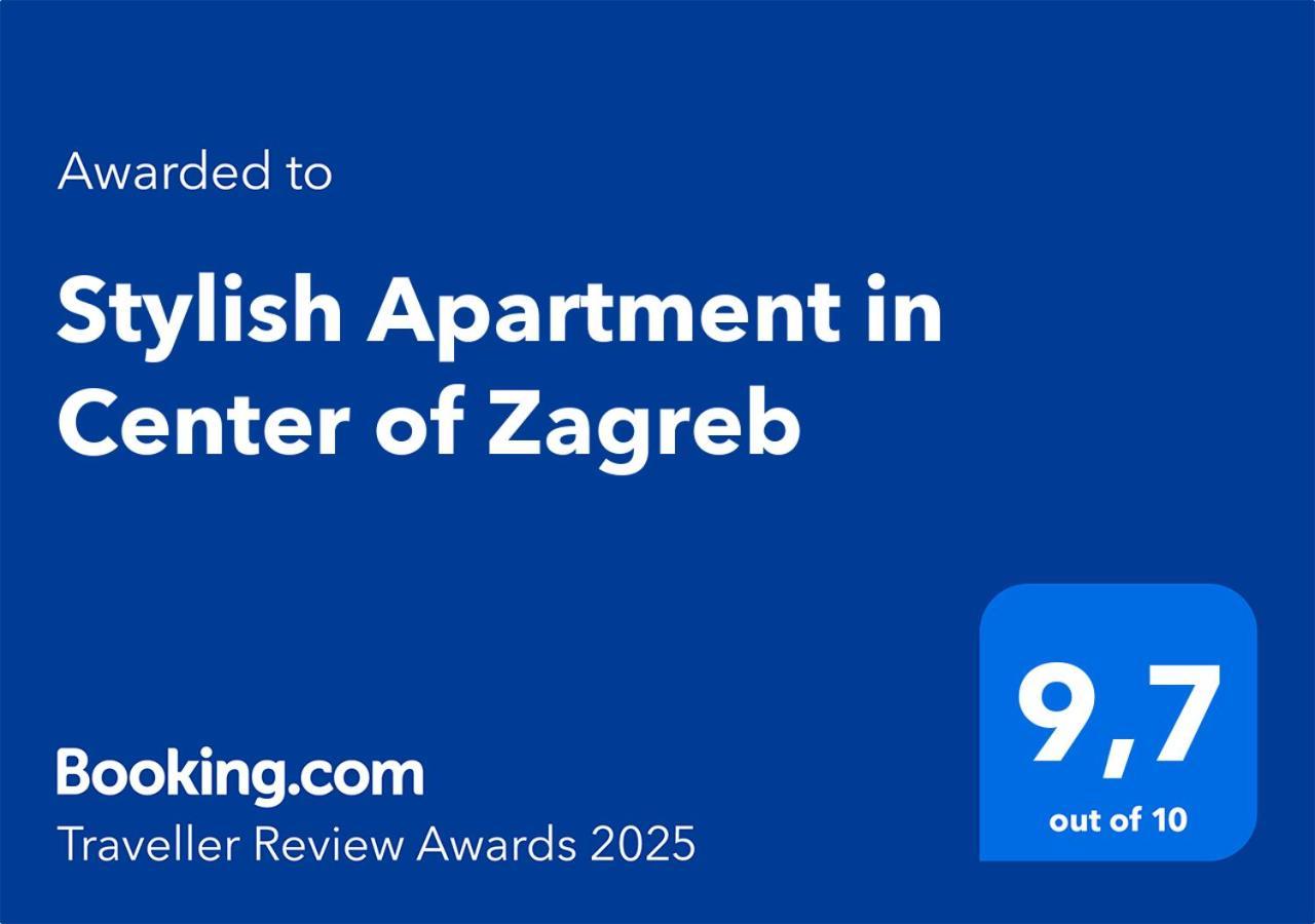 Stylish Apartment In Center Of Zagabria Esterno foto